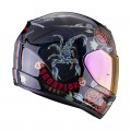 Шлем Scorpion EXO-390 Chica II Матовый Черно-розовый